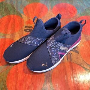 PUMA Better Foam Prowl Winter Bloom Womens Blue Sneakers 311287 Size 11 Slip